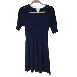 MOTHERHOOD MATERNITY Navy Blue Sweater Dress Size MEDIUM